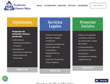 Tablet Screenshot of fundacionlm.org